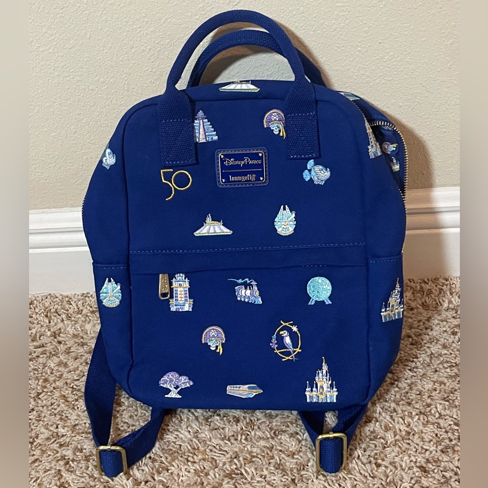 Walt Disney world 50th Anniversary Loungefly backpack